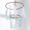 Mint Chandelier Dream Catcher Mobile With Simple Beading