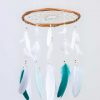 Teal, White, Mint and Grey Dream Catcher Mobile